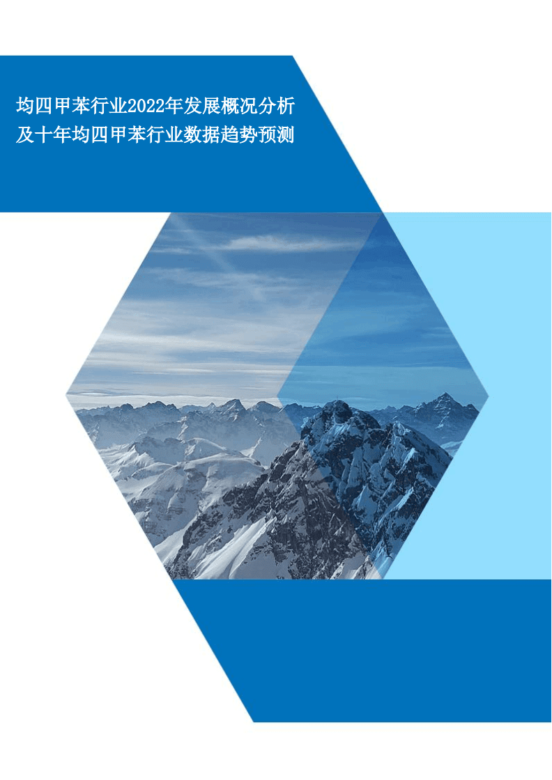 均四甲苯行業(yè)2022年發(fā)展概況分析及未來十年均四甲苯行業(yè)數(shù)據(jù)趨勢(shì)預(yù)測(cè).docx